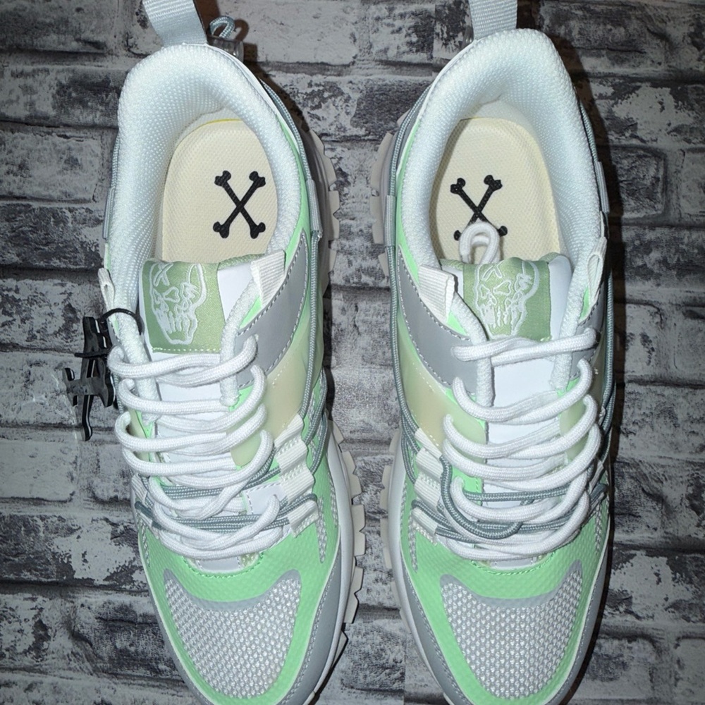 Brand X Studio Men’s Tennis Shoe Size 10.5 Green Color Way - Picture 5 of 13